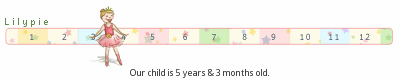 Child's age 5 years and 3 months